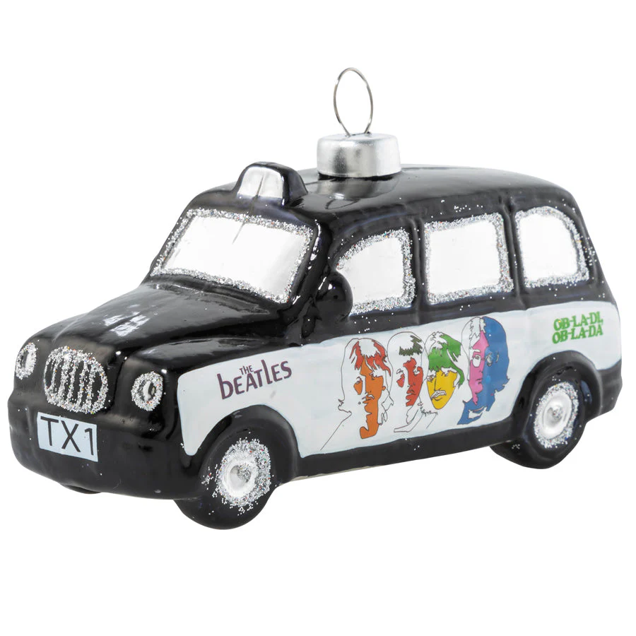 OB LA DI, OB LA DA TAXI GLASS ORNAMENT