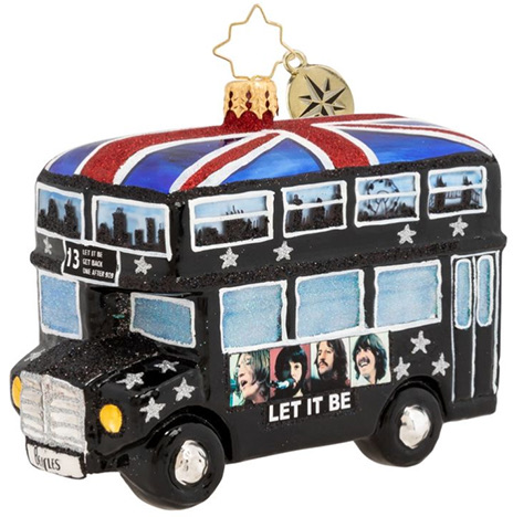 LET IT BE BUS GLASS ORNAMENT-Last One - Click Image to Close