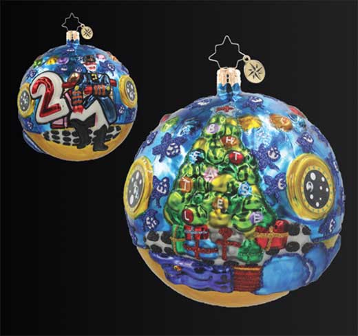CHRISTMAS ON THE SUB ORNAMENT - Click Image to Close