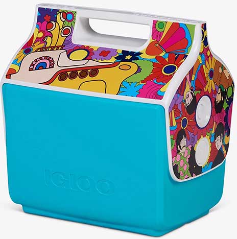 YELLOW SUB FLOWERS LITTLE PLAYMATE 7 Qt COOLER - Click Image to Close