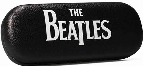 THE BEATLES LOGO HARD EYEGLASS CASE - Click Image to Close