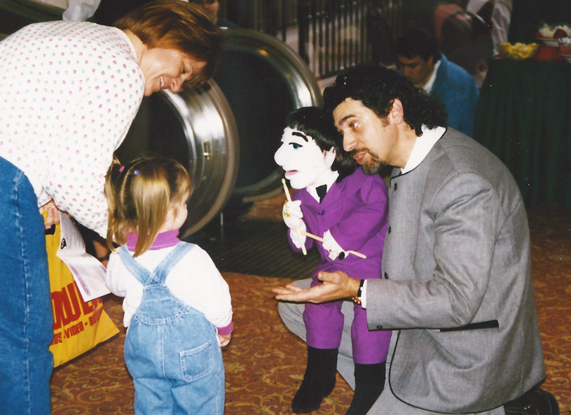 Bob Abdou & his puppets are always a delight for fans – both young and old -`97