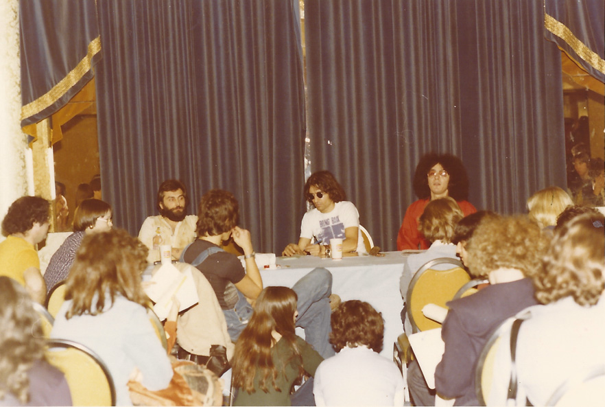 David Peel surrounded by his loyal fans – N.Y. `77