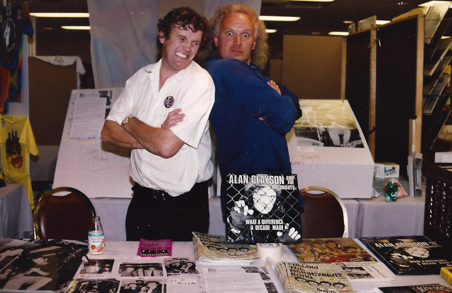 Sam Leach and Alan Clayson feeling festive – Chicago `02