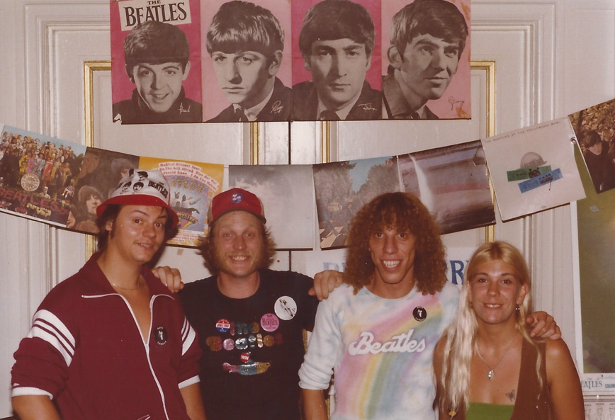 Paul, Ringo, John, and George above, FEST attendees below - Chicago `79