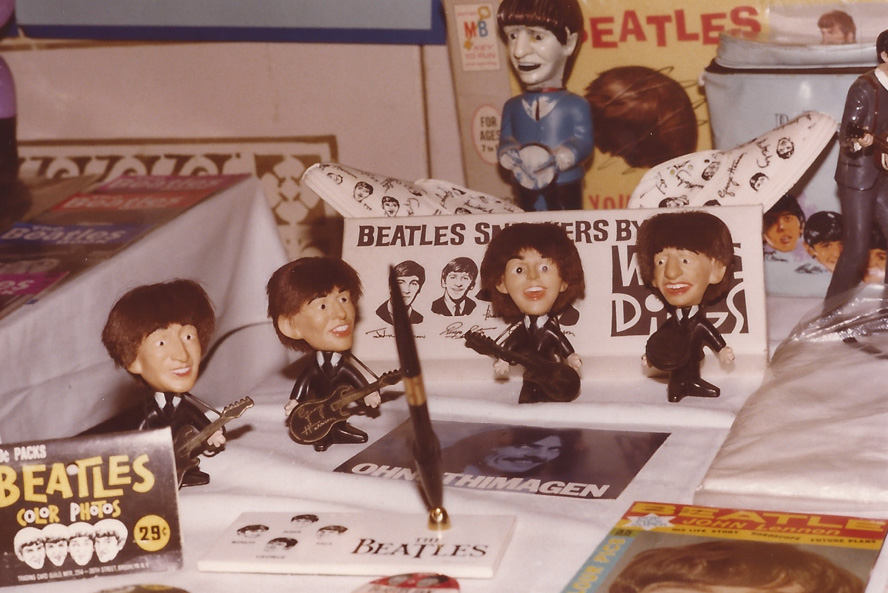 There was awesome memorabilia available at the Giant International Beatles Marketplace in the 70s.  The times have changed since then, but the awesome assortment of Beatles merchandise hasnt - Chicago `79