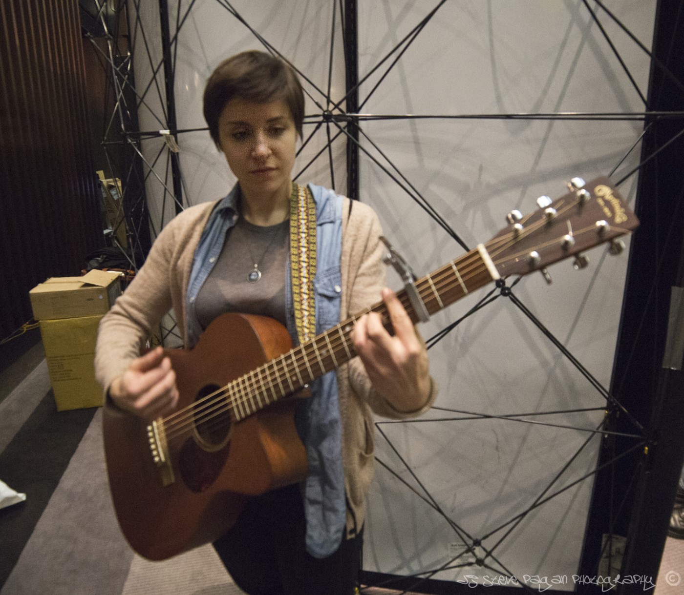 Critically acclaimed singer-songwriter Laura Stevenson preps for her Saturday set in The Cavern.