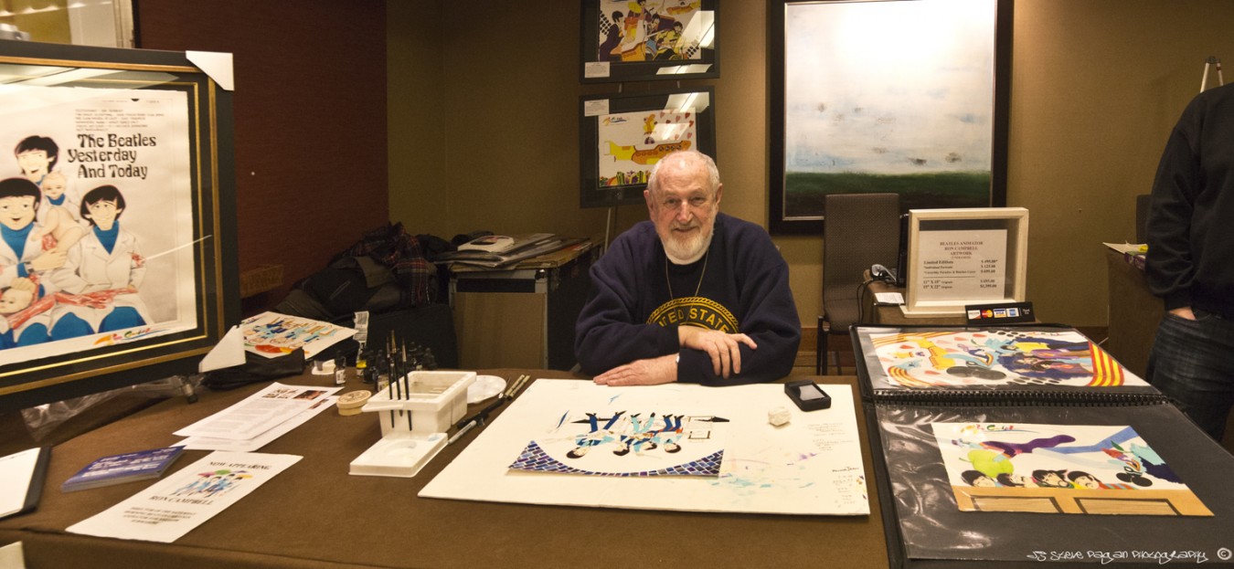 Ron Campbell, who was an illustrator for The Beatles cartoon series and the feature film "Yellow Submarine" was one of many Beatles artists who joined us for the Fest.