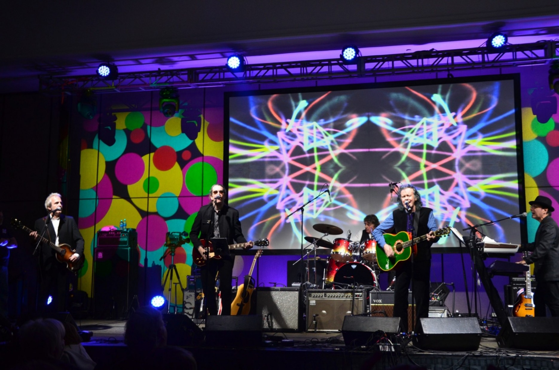 Fest headliner, The Sunshine Superman, Donovan joins Liverpool on stage.